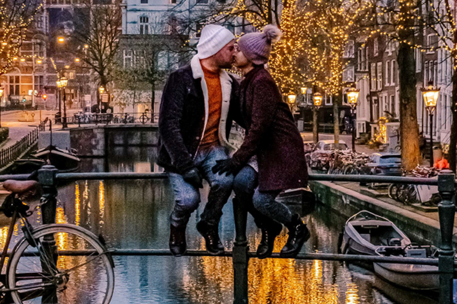 Couple in Amsterdam