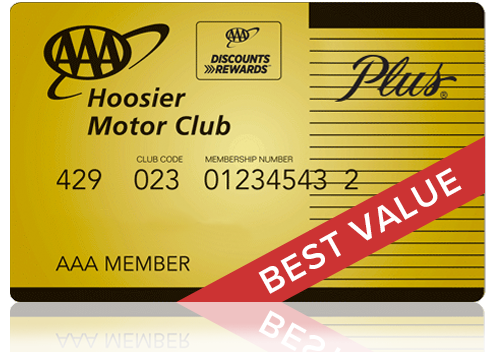 AAA Plus Hoosier Membership Card - Best Value 