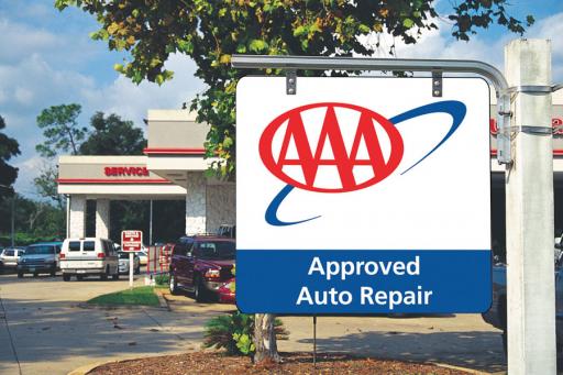 AAA Approved Auto Repair Sign