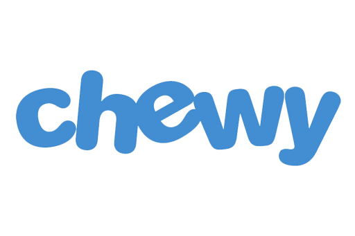 Chewy logo in blue
